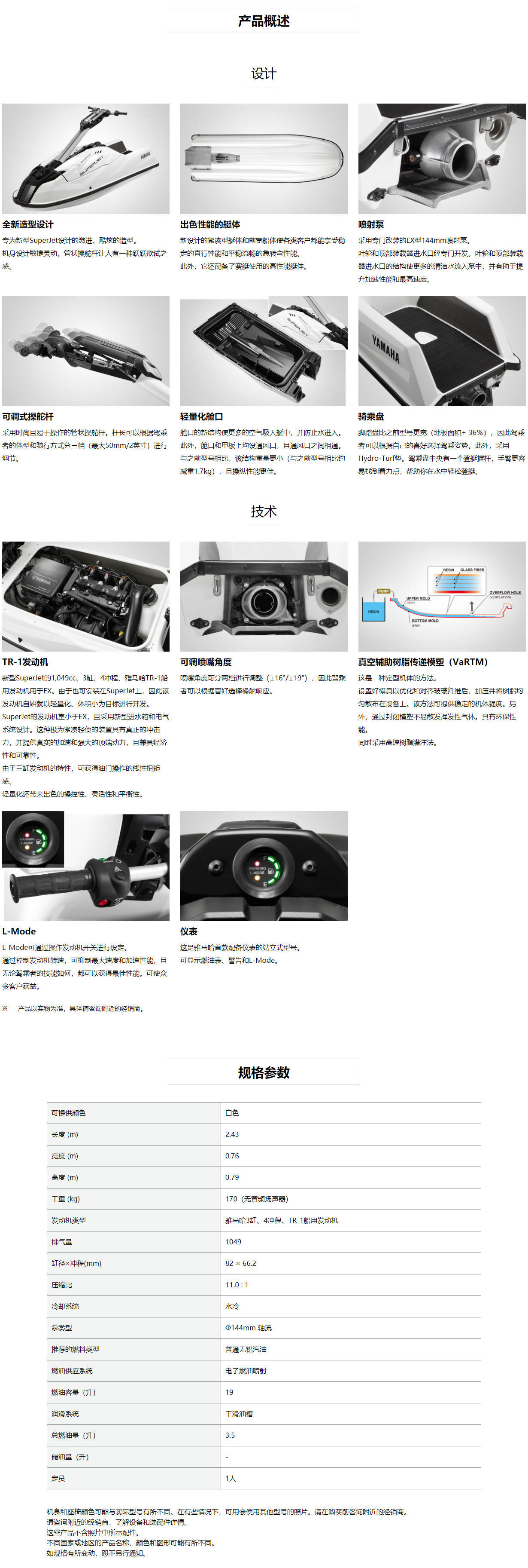 SuperJet 2022款雅马哈摩托艇(图4)